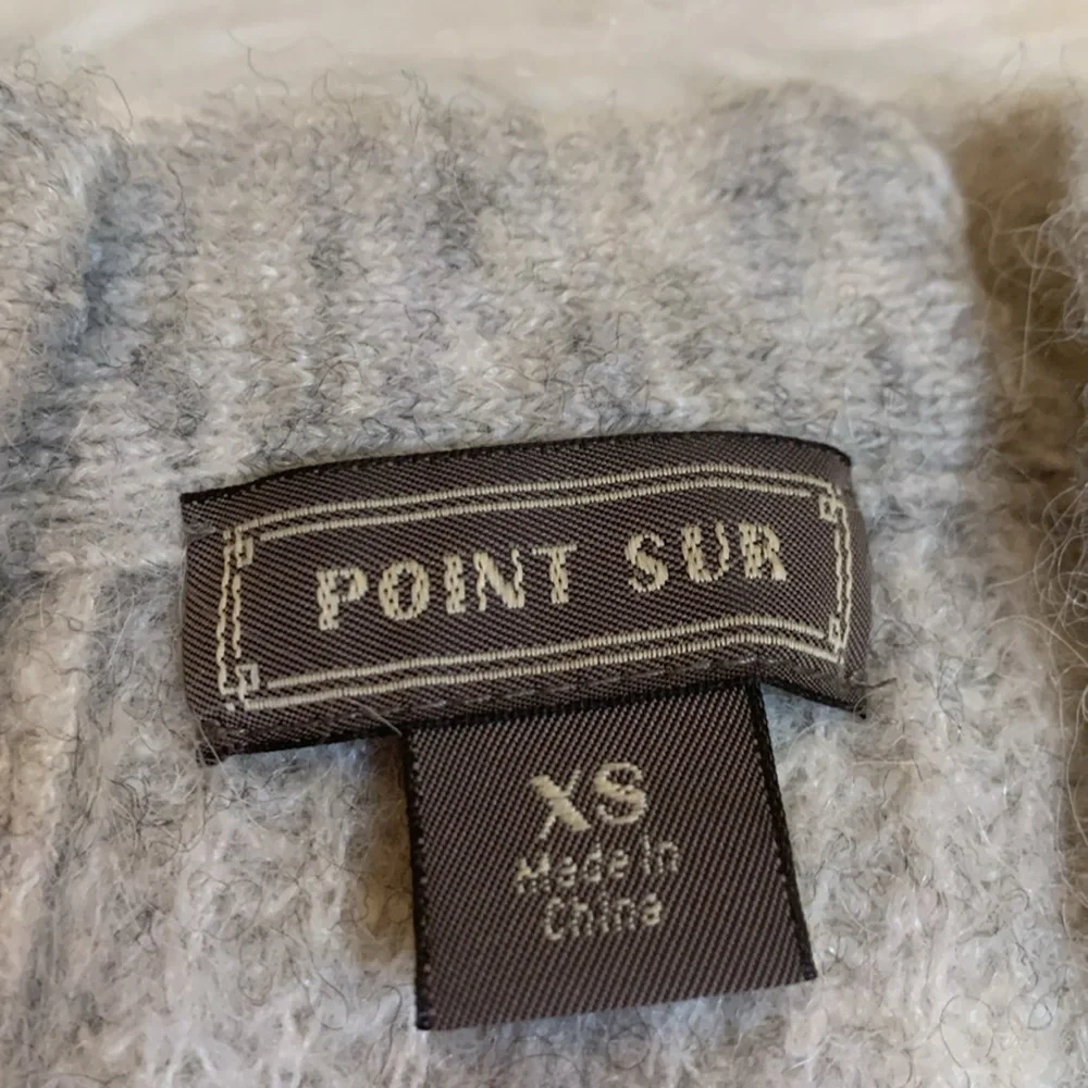 J. Crew Point Sur button back marled tunic angora wool blend XS